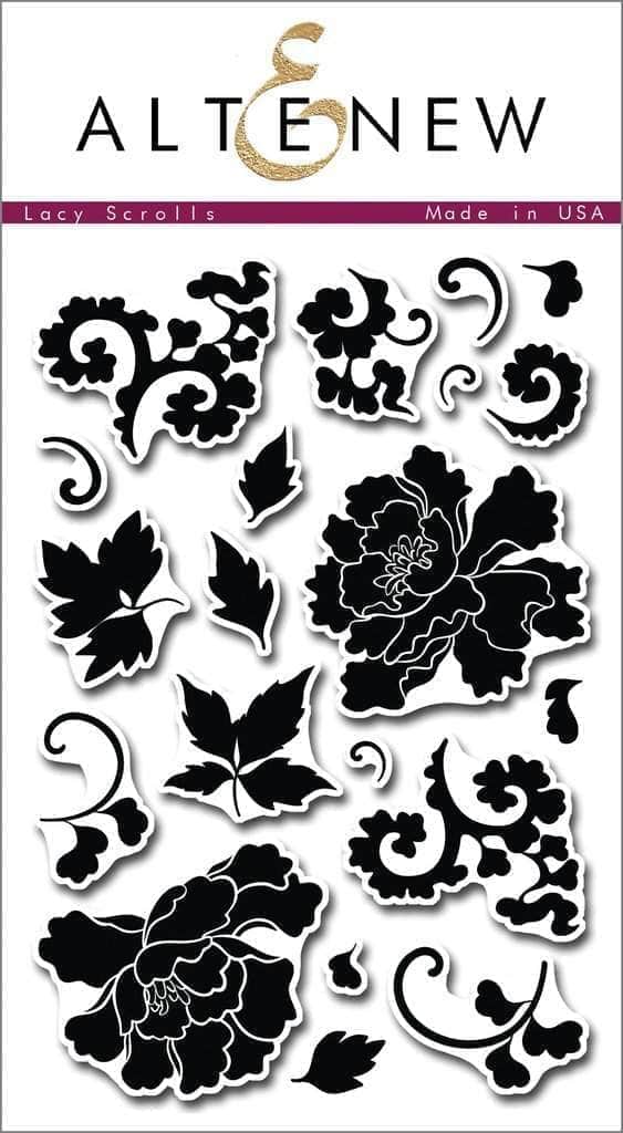 Photocentric Clear Stamps Lacy Scrolls Stamp Set