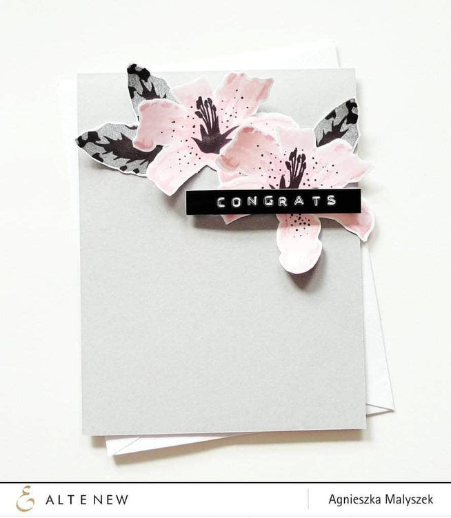 Photocentric Clear Stamps Layered Lily Stamp Set