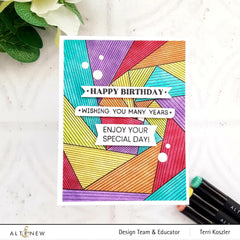 Photocentric Clear Stamps Linear Spiral Stamp Set