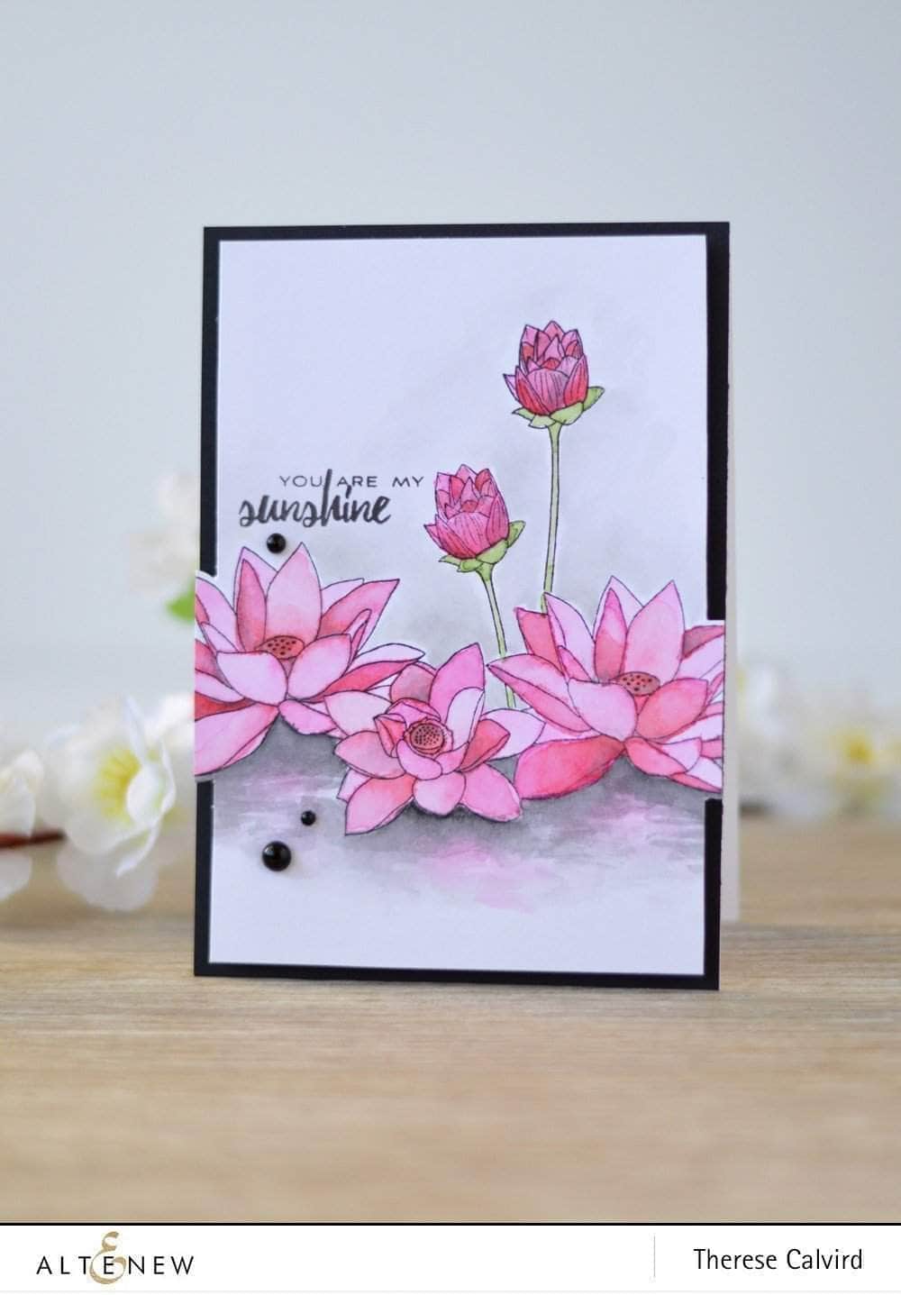 Photocentric Clear Stamps Lotus Stamp Set