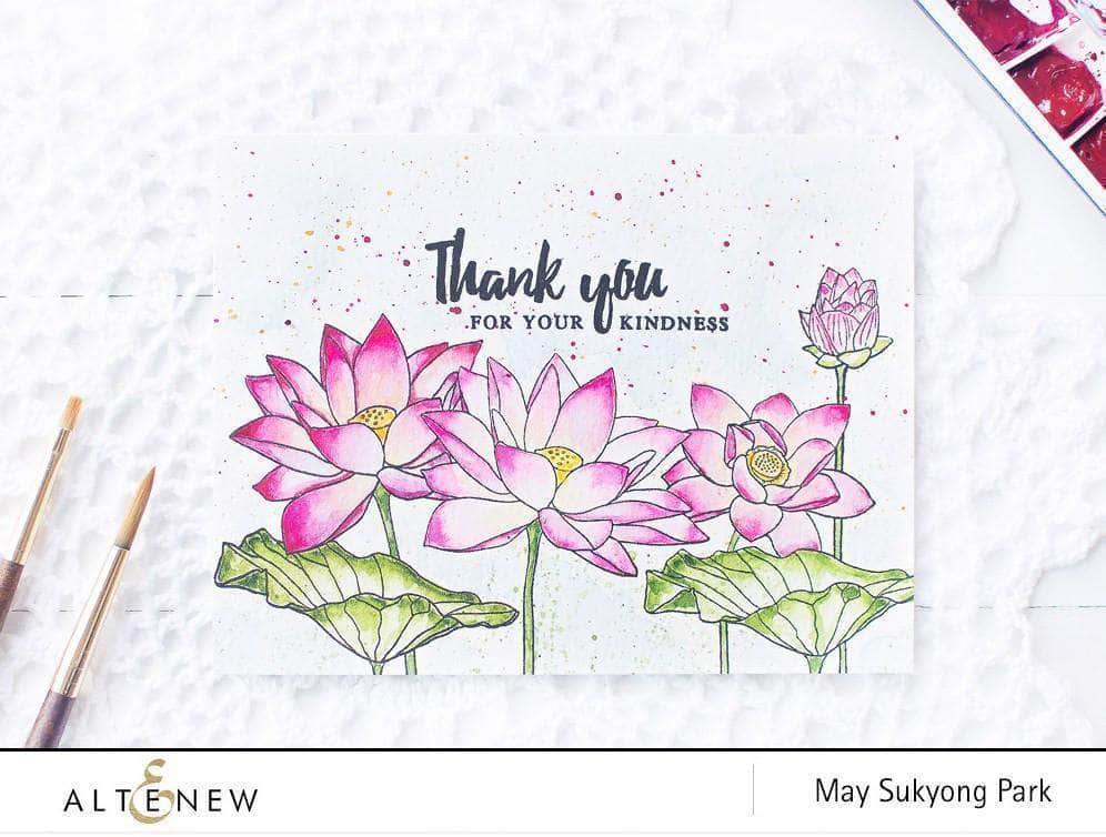Photocentric Clear Stamps Lotus Stamp Set