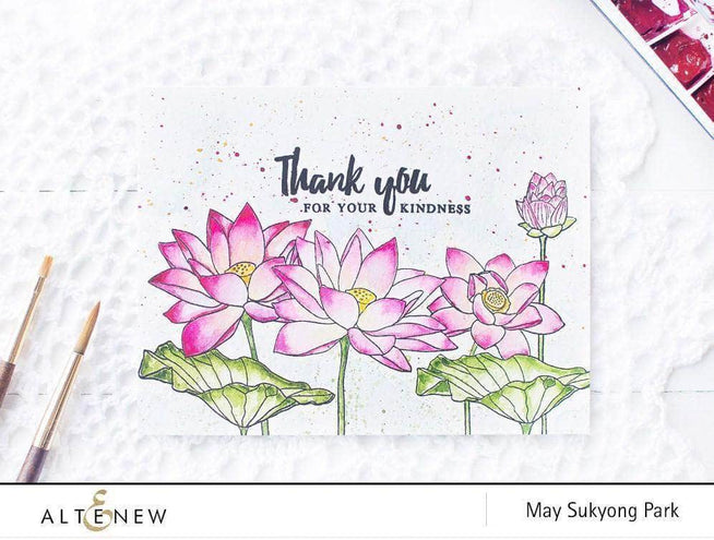 Photocentric Clear Stamps Lotus Stamp Set