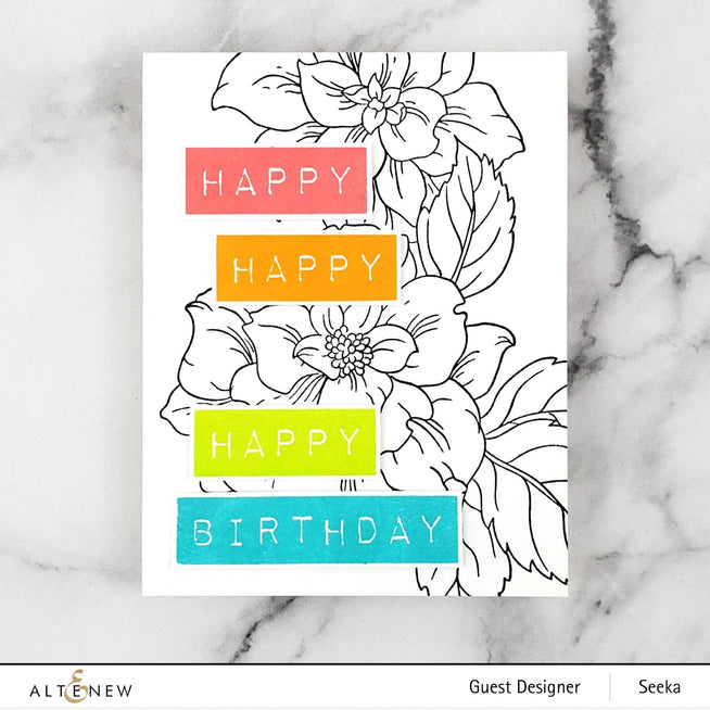Photocentric Clear Stamps Mega Label Love Stamp Set