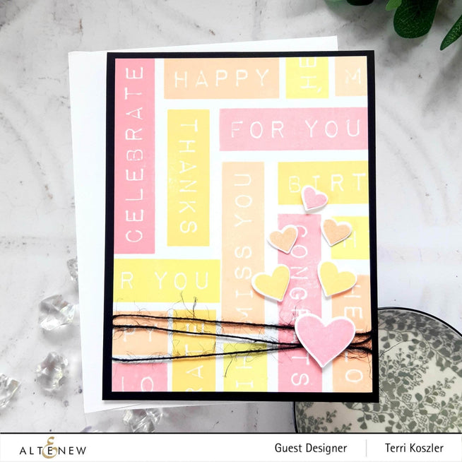 Photocentric Clear Stamps Mega Label Love Stamp Set