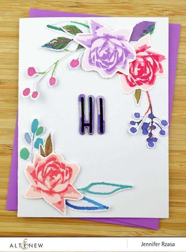Photocentric Clear Stamps Mini Rose Stamp Set