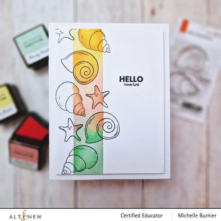 Photocentric Clear Stamps Mini Seashells Stamp Set