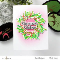 Photocentric Clear Stamps Mistletoe Wreath Stamp Set