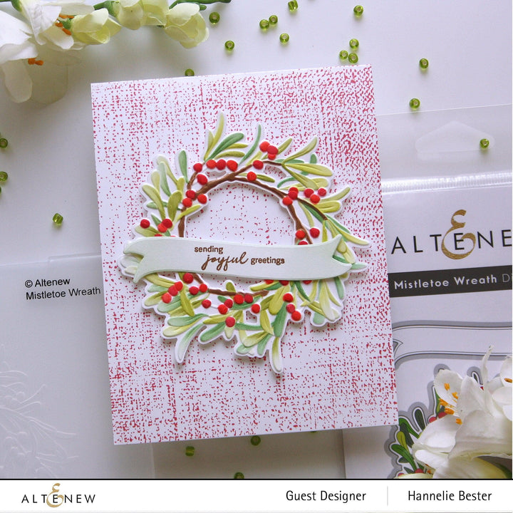 Photocentric Clear Stamps Mistletoe Wreath Stamp Set
