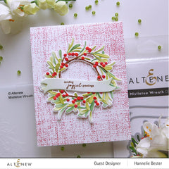Photocentric Clear Stamps Mistletoe Wreath Stamp Set
