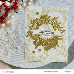 Photocentric Clear Stamps Mistletoe Wreath Stamp Set
