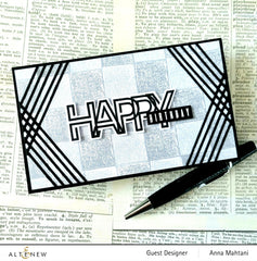 Photocentric Clear Stamps Modern Alphabet Stamp Set