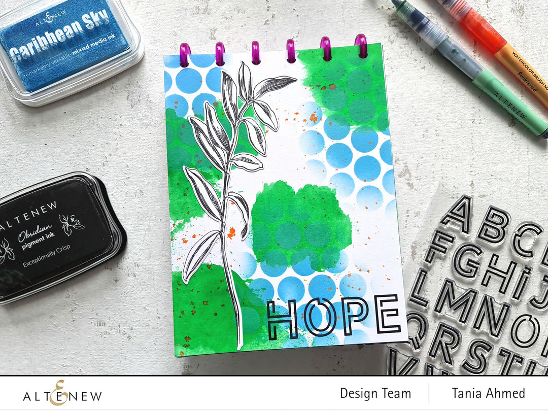 Photocentric Clear Stamps Modern Alphabet Stamp Set