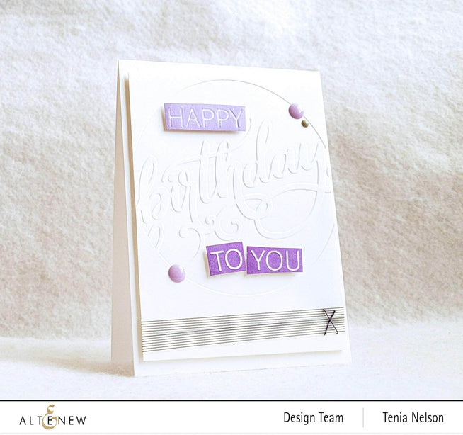 Photocentric Clear Stamps Modern Greetings Stamp Set