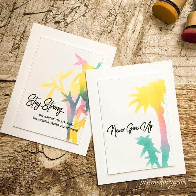 Photocentric Clear Stamps Never Give Up Stamp Set