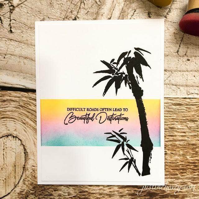 Photocentric Clear Stamps Never Give Up Stamp Set