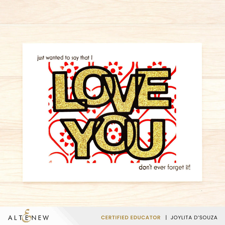 One-Go Loving Sentiments Stamp Set