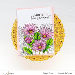 Photocentric Clear Stamps Paint-A-Flower: African Daisy Outline Stamp Set
