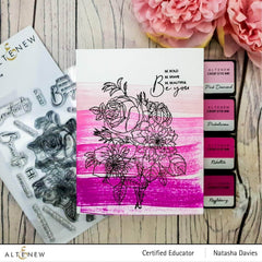 Photocentric Clear Stamps Paint-A-Flower: Clematis Josephine Outline Stamp Set