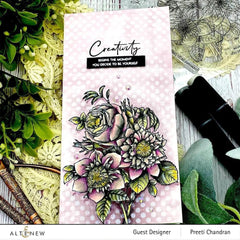 Photocentric Clear Stamps Paint-A-Flower: Clematis Josephine Outline Stamp Set