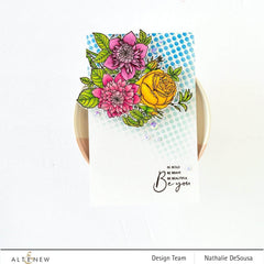 Photocentric Clear Stamps Paint-A-Flower: Clematis Josephine Outline Stamp Set