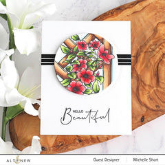 Photocentric Clear Stamps Paint-A-Flower: Clematis Outline Stamp Set