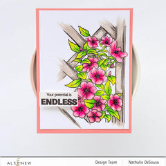Photocentric Clear Stamps Paint-A-Flower: Clematis Outline Stamp Set