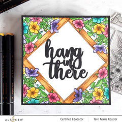 Photocentric Clear Stamps Paint-A-Flower: Clematis Outline Stamp Set