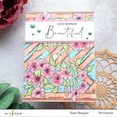 Photocentric Clear Stamps Paint-A-Flower: Clematis Outline Stamp Set