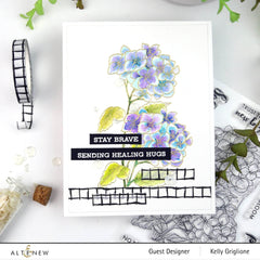 Photocentric Clear Stamps Paint-A-Flower: Hydrangea Outline Stamp Set