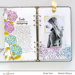 Photocentric Clear Stamps Paint-A-Flower: Hydrangea Outline Stamp Set