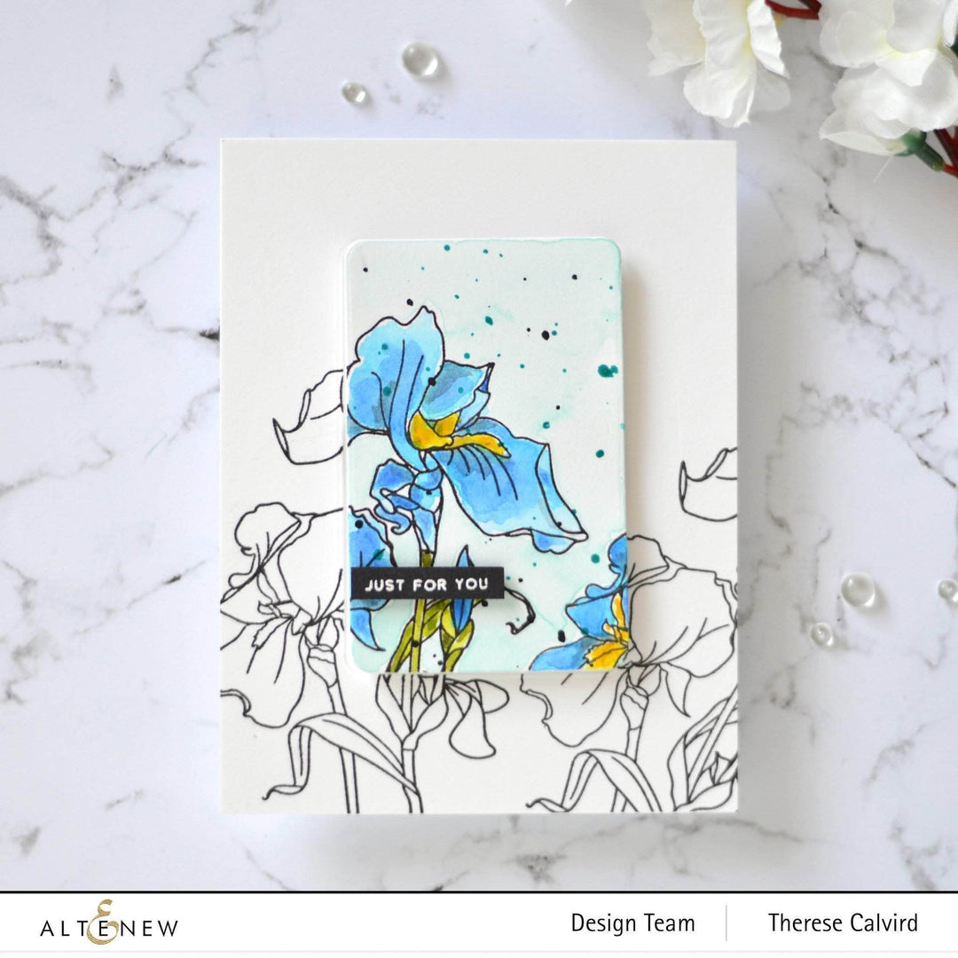 Photocentric Clear Stamps Paint-A-Flower: Iris Outline Stamp Set