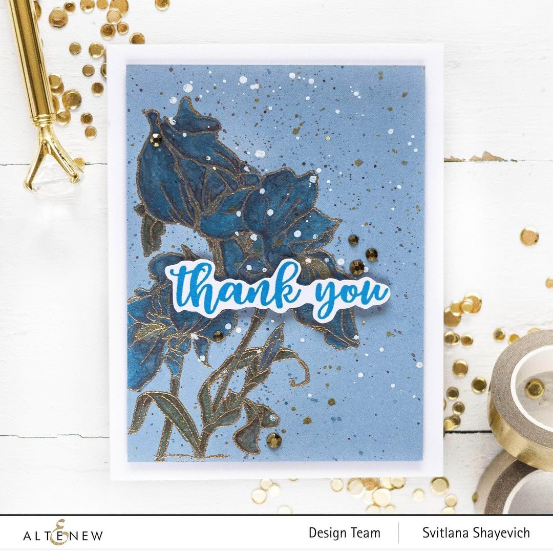 Photocentric Clear Stamps Paint-A-Flower: Iris Outline Stamp Set
