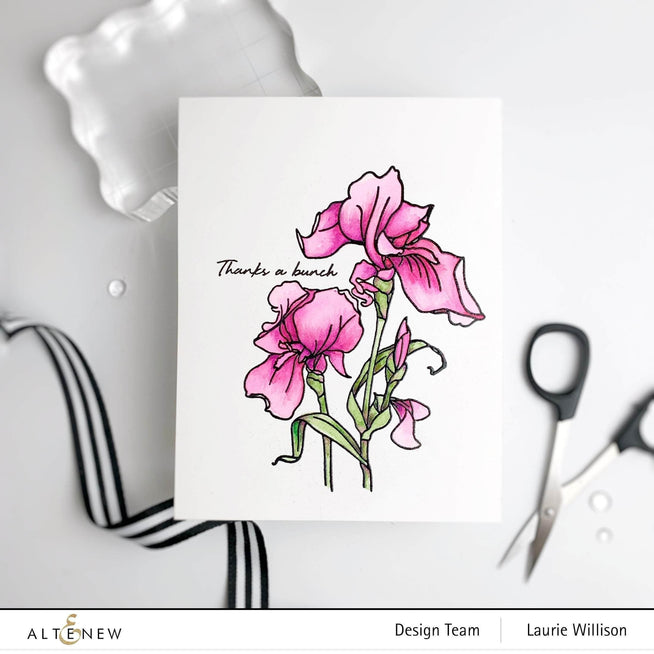 Photocentric Clear Stamps Paint-A-Flower: Iris Outline Stamp Set