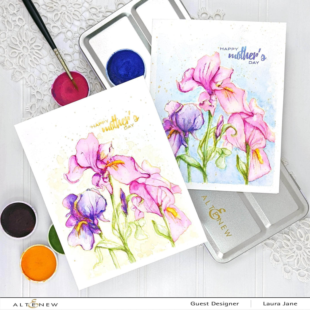 Photocentric Clear Stamps Paint-A-Flower: Iris Outline Stamp Set