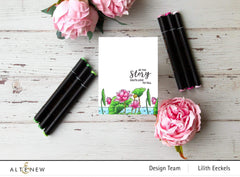 Photocentric Clear Stamps Paint-A-Flower: Lotus Outline Stamp Set