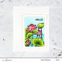Photocentric Clear Stamps Paint-A-Flower: Lotus Outline Stamp Set