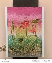 Photocentric Clear Stamps Paint-A-Flower: Lotus Outline Stamp Set