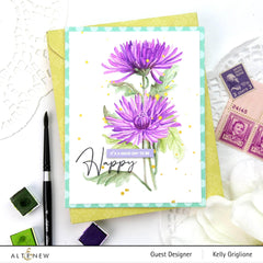 Photocentric Clear Stamps Paint-A-Flower: Spider Mums Outline Stamp Set