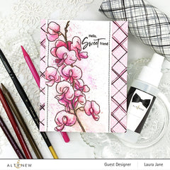 Photocentric Clear Stamps Paint-A-Flower: Sweet Pea Outline Stamp Set