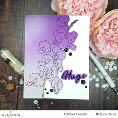 Photocentric Clear Stamps Paint-A-Flower: Sweet Pea Outline Stamp Set