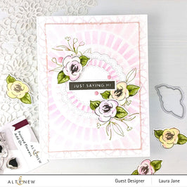 Photocentric Clear Stamps Painted Flowers Add-On Stamp Set
