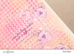 Photocentric Clear Stamps Painted Flowers Stamp Set