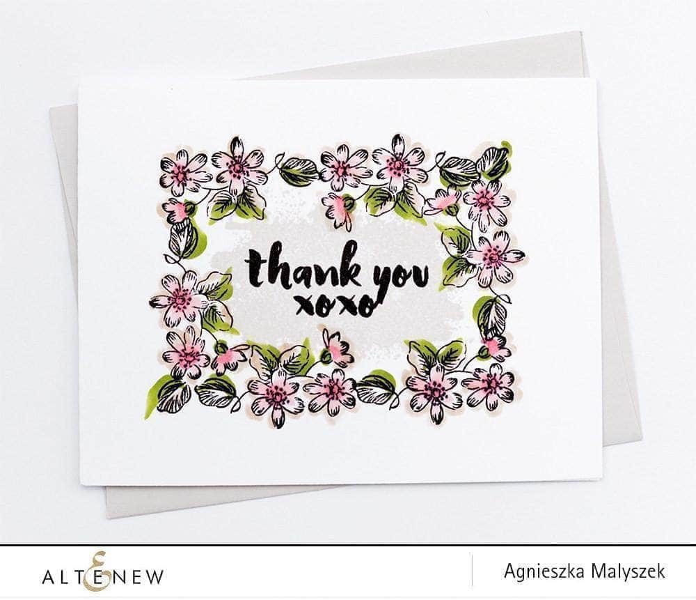Photocentric Clear Stamps Painted Greetings Stamp Set