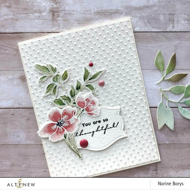 Photocentric Clear Stamps Pen Sketched Flowers Stamp Set