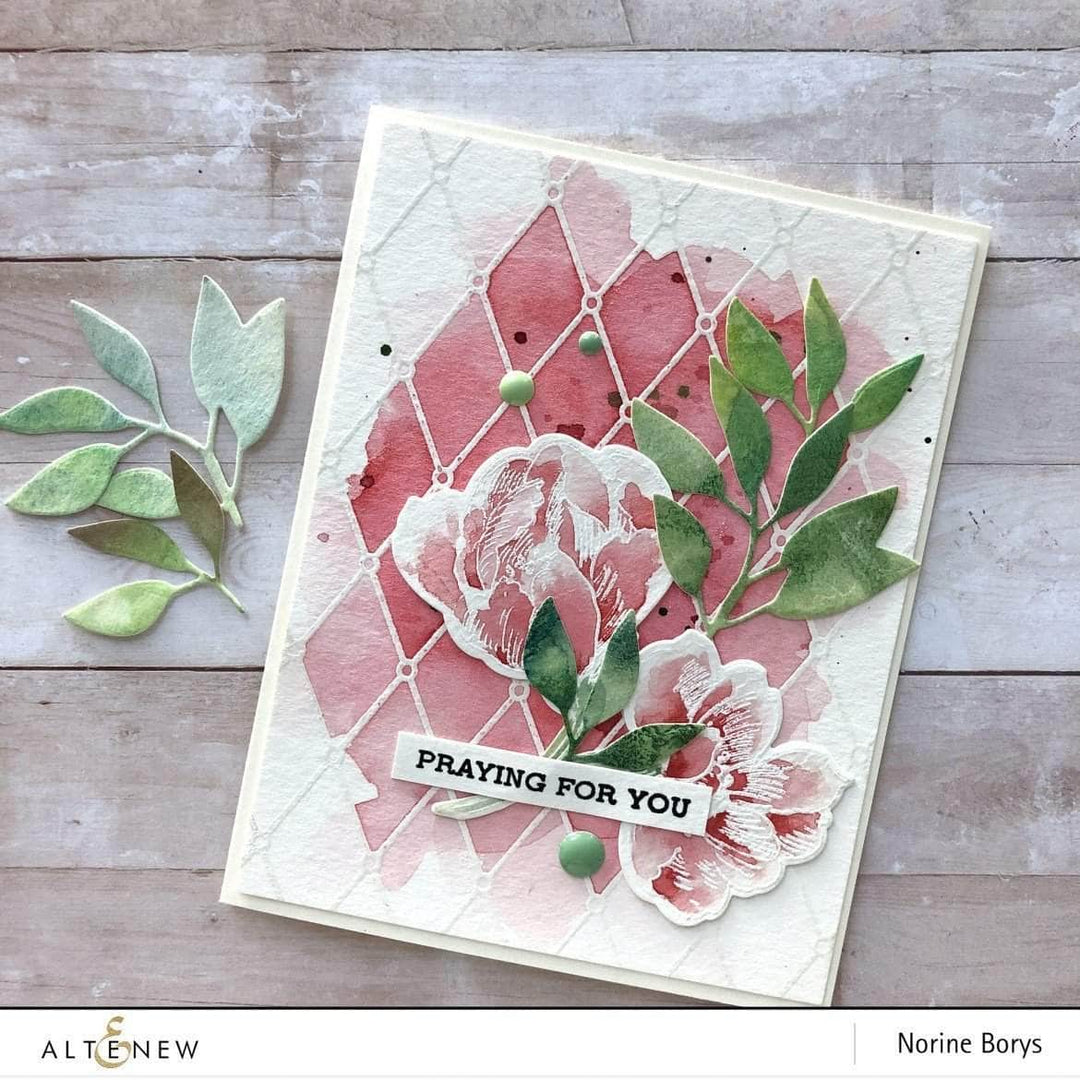 Photocentric Clear Stamps Pen Sketched Flowers Stamp Set