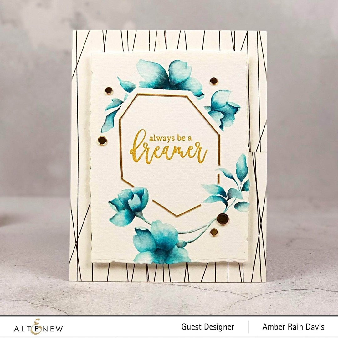 Photocentric Clear Stamps Pen Sketched Flowers Stamp Set