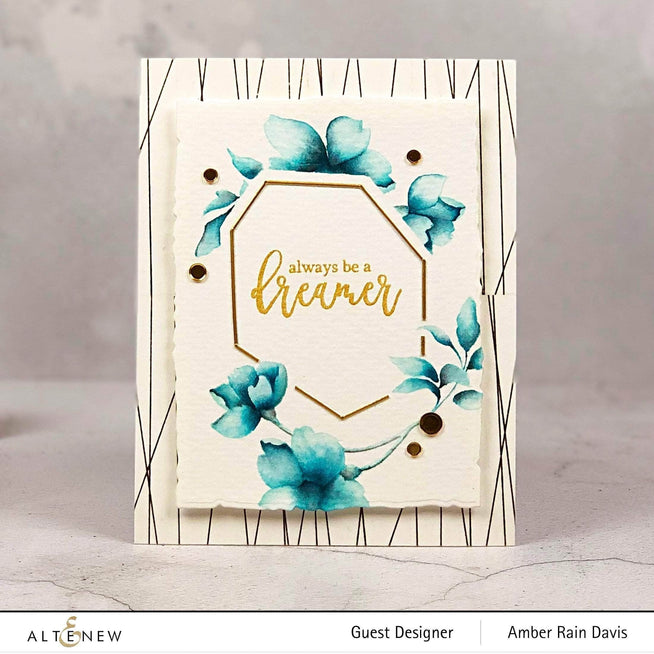 Photocentric Clear Stamps Pen Sketched Flowers Stamp Set