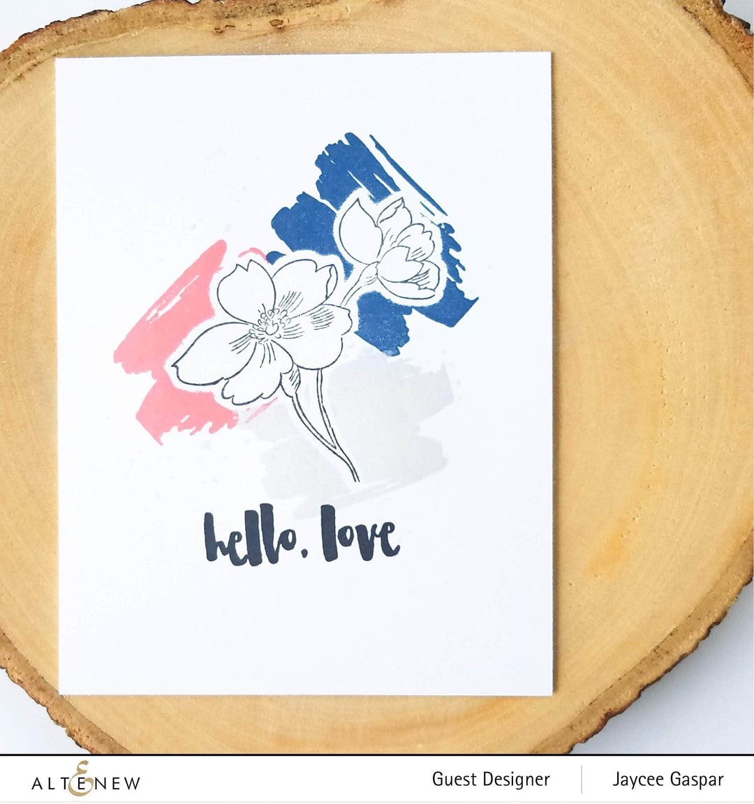 Photocentric Clear Stamps Pen Sketched Flowers Stamp Set