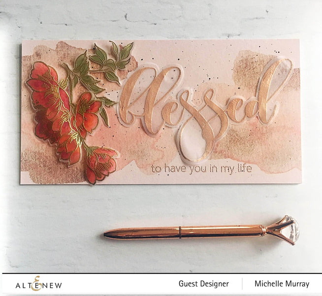 Photocentric Clear Stamps Pen Sketched Flowers Stamp Set