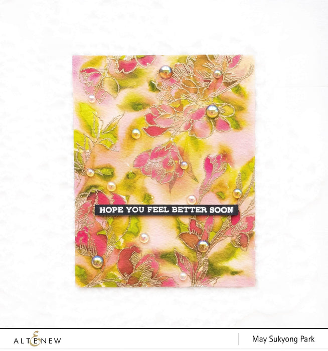 Photocentric Clear Stamps Pen Sketched Flowers Stamp Set